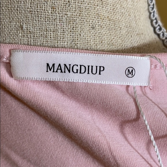 NWT Mangdiup Baby Pink Body Suit Medium - Picture 5 of 7